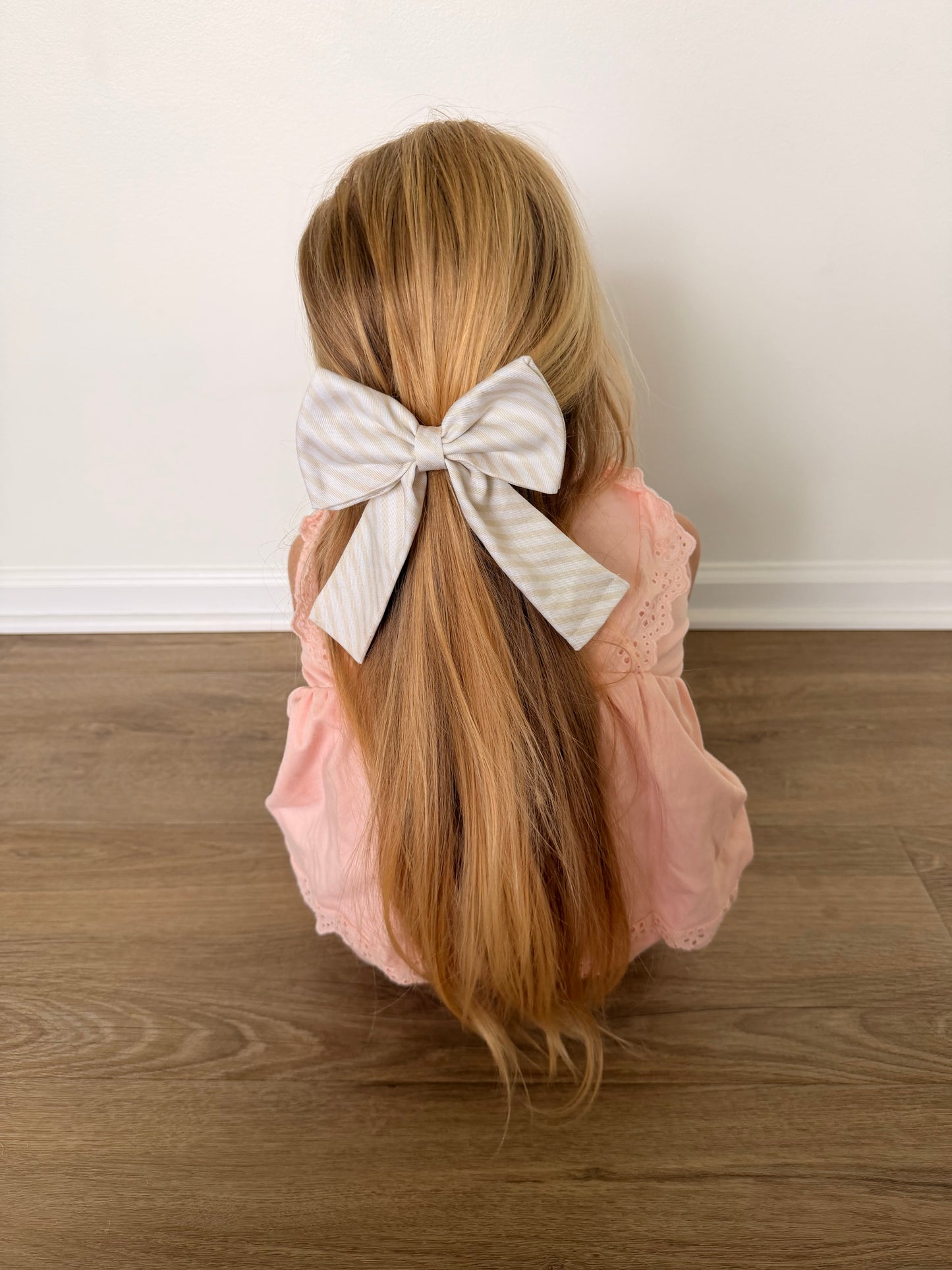 The Harbor Matching Set - Cream Stripe