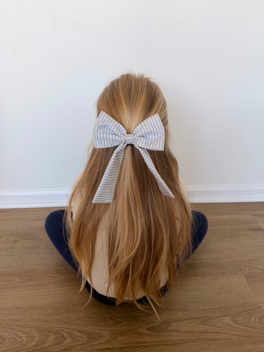 The Tide - Statement Bow (Blue Stripe)