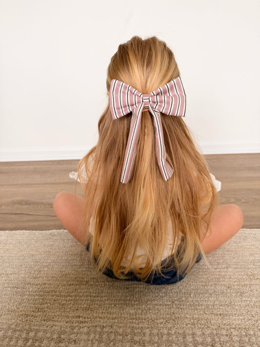 The Americana Stripe - Statement Bow (Limited Drop)