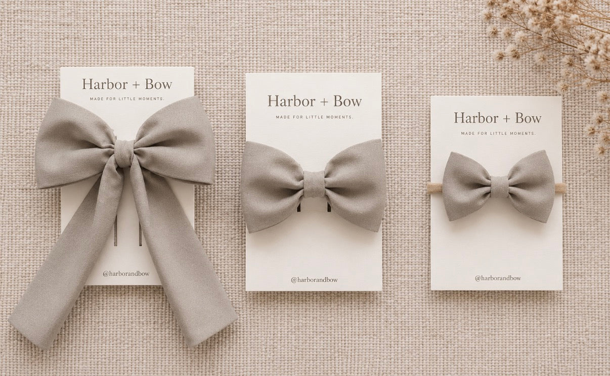 The Dune - Statement Bow (Taupe)