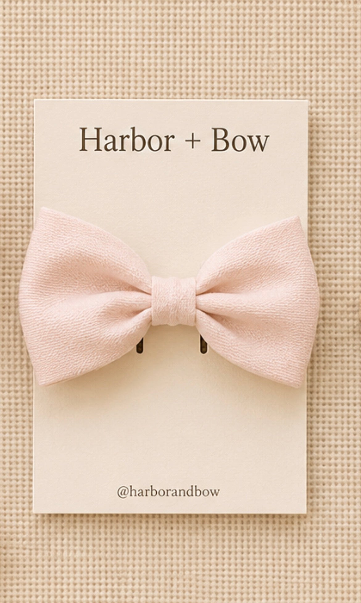The Petal - Mini Bow (Blush)