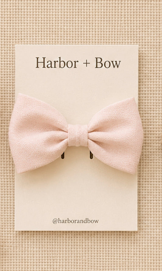 The Petal - Mini Bow (Blush)