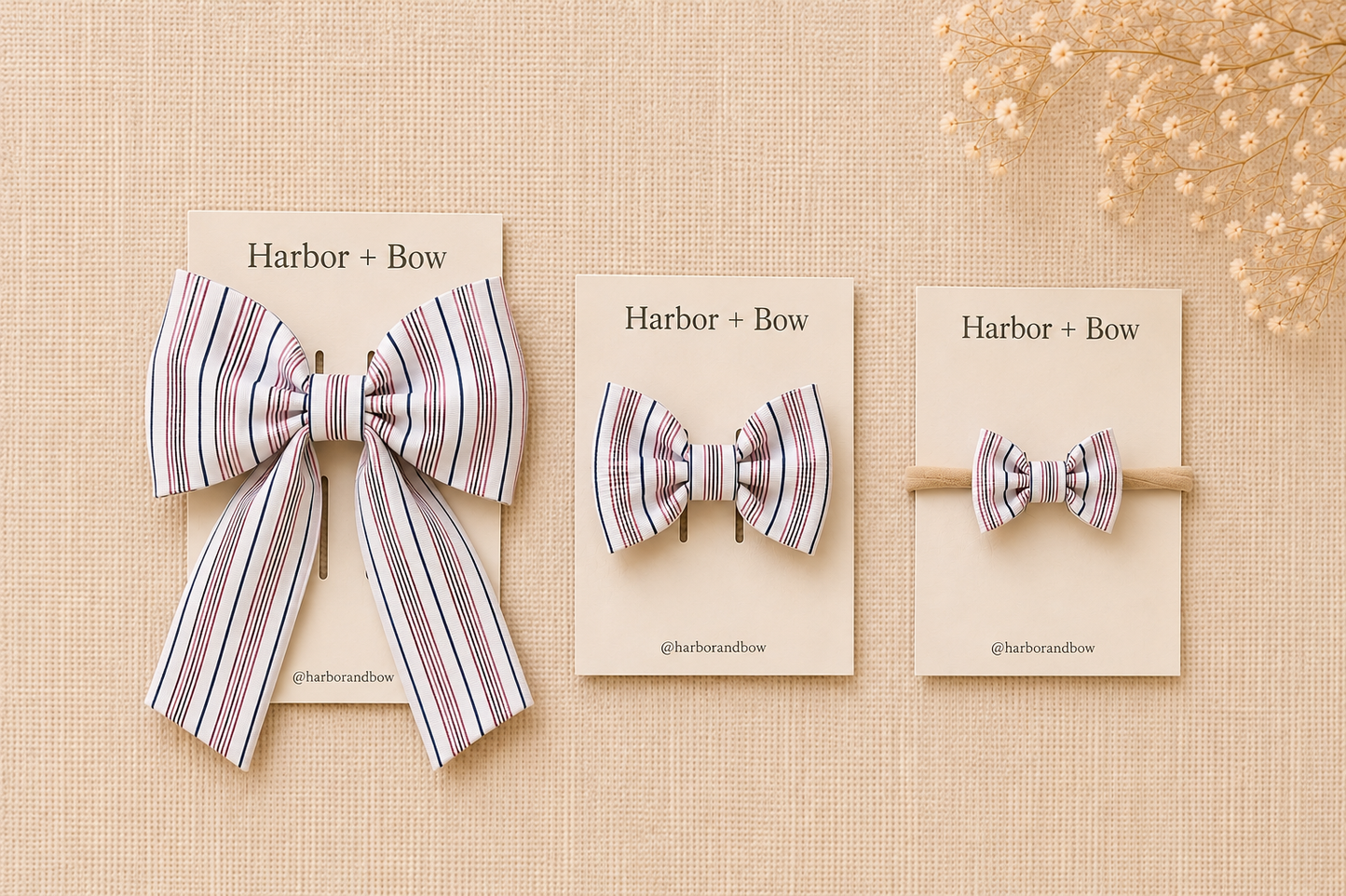 The Americana Stripe - Mini Bow (Limited Drop)