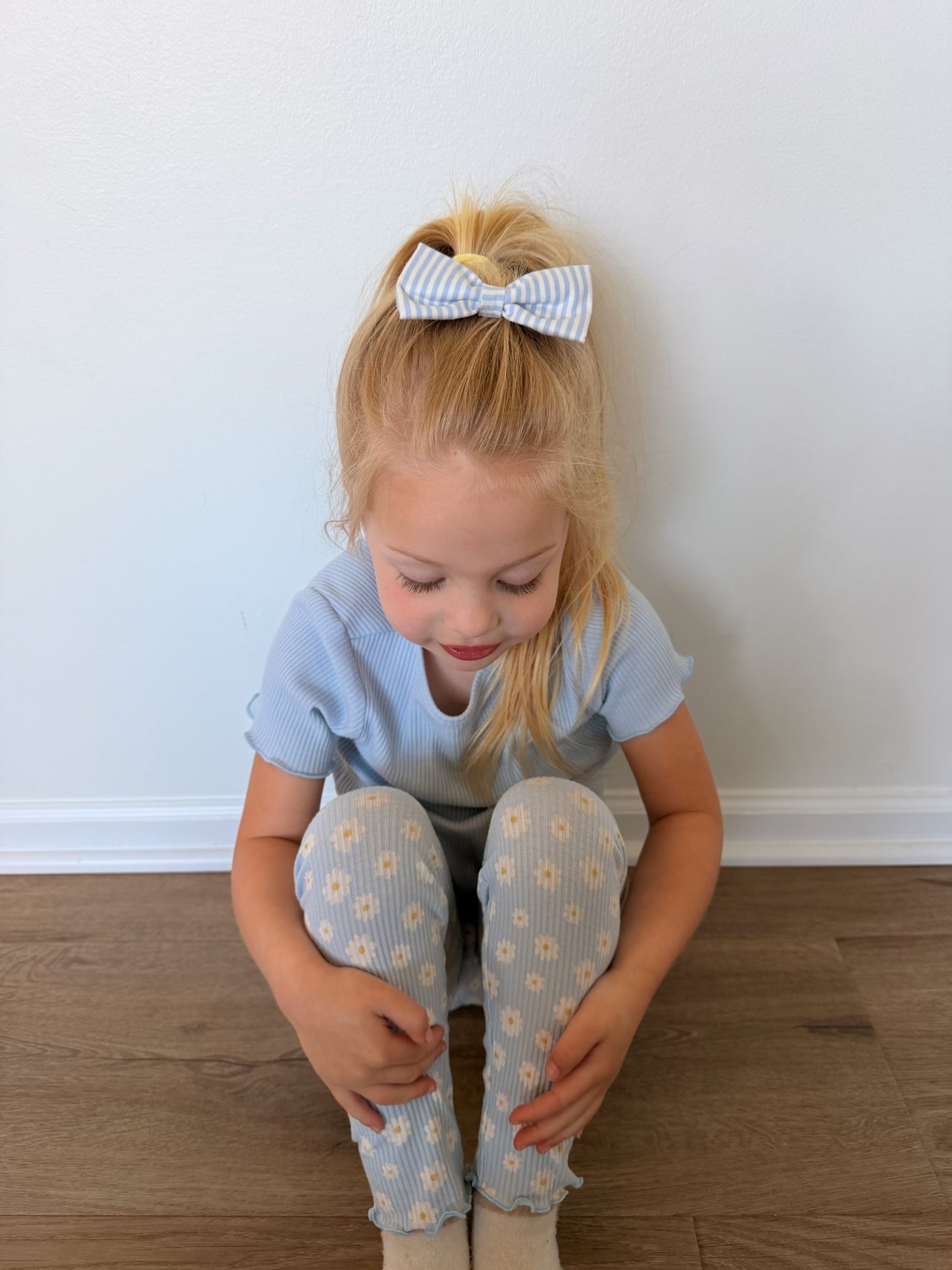 The Tide - Mini Bow (Blue Stripe)
